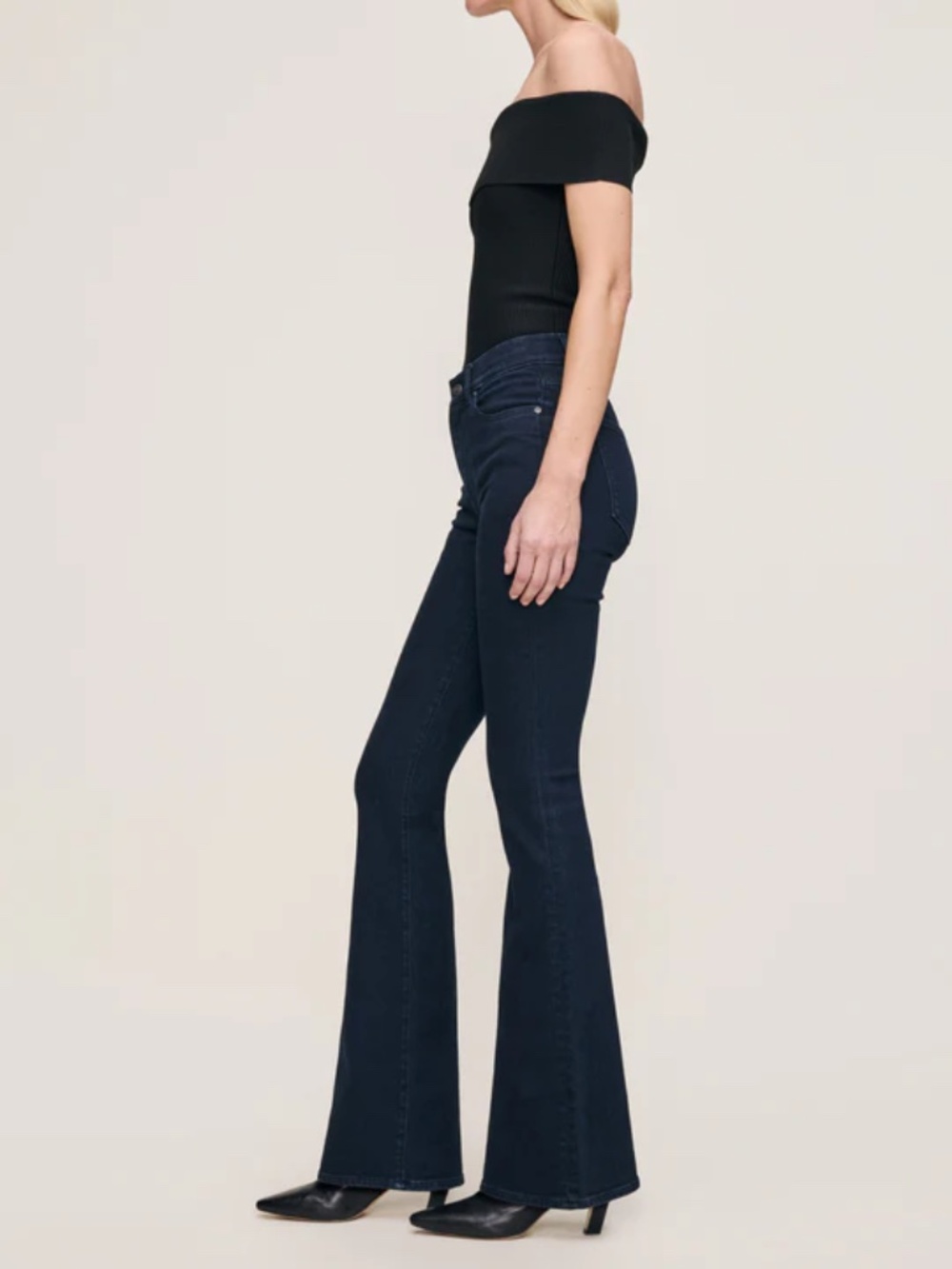 DL1961 Premium Denim Bridget Ultimate Instasculpt Bootcut Jeans Black Sz 20W